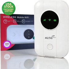 Portable 5G 4G Mobile Wi-Fi Router 300Mbps Wireless SIM Card Slot Travel Hotspot picture