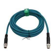 HangTon M12 Ethernet Cat7e Cable for Cognex Sensor Camera Network 8 Pole X-Co... picture