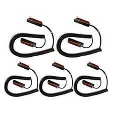 5 Pack Coiled Security Cable for Remote Control Tether Black picture