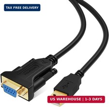 CableCreation USB to RS232 DB9 Serial Adapter Cable, FTDI Chipset, 3.3FT/1M picture