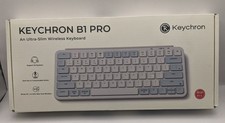 Keychron B1 Pro Wireless Keyboard Ultra-Slim 2.4G Bluetooth Space Gray B1P-K1 picture