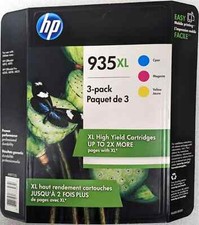 3 pk New Genuine HP 935XL Color Ink Cartridges Officejet 6230 6830 6835 picture