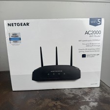 NETGEAR R6850-100NAS AC2000 Wi-Fi 5 Router 4K Gaming Smart Devices New / Sealed picture