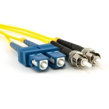 20 PACK LOT 3m SC-ST Duplex 9/125 OS2 Singlemode Patch Cable OFNR Yellow 10FT picture