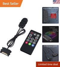 Noise-Free Mini ARGB PC Fan Controller with Remote and Dynamic Lighting Options picture
