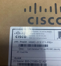 1pcs Genuine New Cisco HWIC-2CE1T1-PRI 2 Port Channelized T1/E1 and PRI Module picture