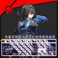 Zenless Zone Zero Zhu Yuan 108Keys RGB PBT Keycaps For Cherry High MX Keyboard picture