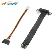 PCI-Express Riser PCIe x4 3.0 PCI-E 4x To M.2 M Key 2280 Riser Card Gen3.0 Cable picture