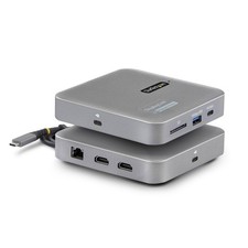 StarTech 7-in-1 USB-C DisplayLink Dual 4K 60Hz HDMI Docking Station, 100W picture