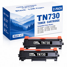 TN730 Toner Cartridge 2 Pack Replacement for  HL-L2370DWXL DCP-L2550DW picture