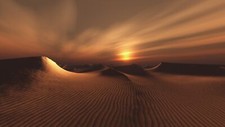 Landscape desert sand nature dunes deviantart low Custom Gaming Mat Desk picture