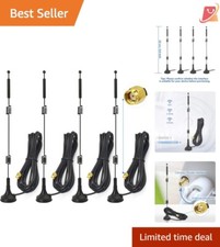 Reliable Dual Band WiFi Antennas 9dBi Magnetic Base - Perfect for  Cameras picture