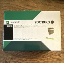 Lexmark 70C1XK0 Black Extra High Yield Return Program Toner CS510 picture