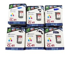 Dataproducts Inkjet Cartridges Replaces Canon CL-41 Tri-Color Lot Of 6 NEW picture