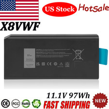 97Wh X8VWF CJ2K1 4XKN5 Battery For Latitude 14 Rugged 5404 5414 Extreme 7404 picture