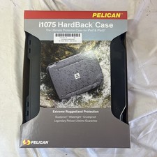 Pelican i1075 HardBack Case for iPad and Tablets Watertight Rugged Black picture