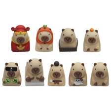 Ergonomic Resin Keycaps Artistic Capybara Theme Key Caps For Customs Keyboards picture