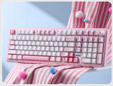 YUNZII B98PRO Pink Mechanical Keyboard/ picture