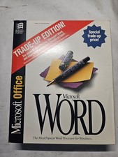 Microsoft Office Word Trade-Up Edition For DOS 3.5