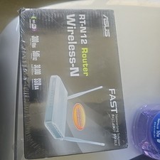 ASUS RT-N12 4-Port Wireless-N Router w/Adapter New picture