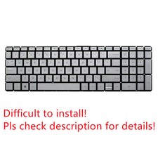 US Silver Non-Backlit Keyboard for HP Pavilion 15T-CC500 CTO picture