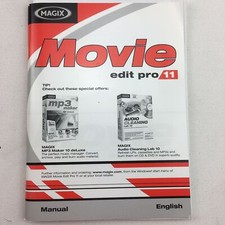 Magix Movie Edit Pro 11 English Manual User Guide Book Windows How To picture
