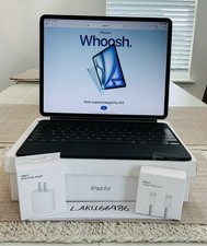 iPad Air 13” • M4 • 128GB Cellular • Magic Keyboard • 100% Battery • Warranty picture