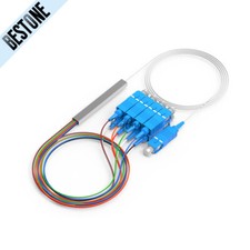 SC/UPC 1 to 2/4/8/16/32 Mini PLC Fiber Optical Splitter FTTX CATV Splitter Optic picture