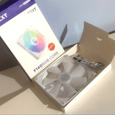 NZXT F140 RGB Core Computer Case White Fan NEW Open Box Staples *BOX DAMAGE picture