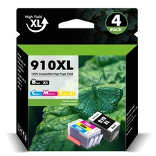 4PK 910XL Printer Ink for HP OfficeJet Pro 8010 8020 8022 8025 8028 8030 W/Chip picture