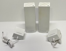 Linksys WHW03 WiFi 5 Tri-Band Intelligent Mesh System Tower Network Lot of 2 picture
