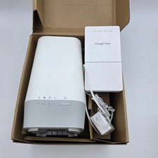 Google Fiber Network Internet Wifi 6 2Gig Router Gateway GFRG300 With Cables picture