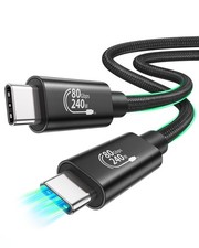80Gbps Cable 6FT Compatible Fits Thunderbolt 5 Fast Data Transfer Charging picture