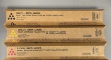 3 Genuine Ricoh MP C5000 / C5050 / LD550C Complete Toner Set KYM New. picture