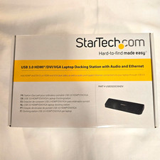 StarTech USB3SDOCKHDV USB 3.0 Dual Monitor Docking Station HDMI DVI VGA New picture