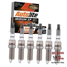 6 pc Autolite Iridium XP Spark Plugs compatible with Infiniti G37 3.7L V6 2009 picture