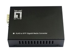LevelOne GVT-2015 Rj45 To Sfp Gigabit Media Converter, 802.3Bt 60W Poe Pse ~E~ picture