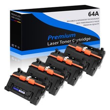 4PK High Yield CC364A 64A Toner Cartridge for HP LaserJet P4015N P4015TN P4014DN picture