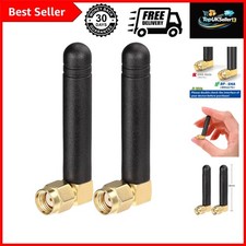 Mini Dual Band WiFi 2.4GHz 5GHz 5.8GHz MIMO RP-SMA Male Right Angle Antenna 2... picture