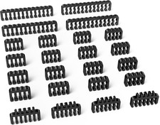 PC Cable Comb PSU Cables Combs kit for Extension Management 24 PCS Set Black picture
