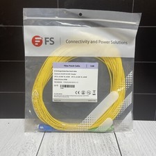 FS 9/125 OS2 Single Mode Fiber Patch Cable SC/UPC-SC/APC Simplex 15M New picture