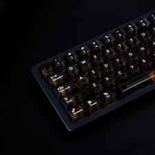 114Keys Full Set Customized PC Full Transparents Keycap Backlits KeyCaps for picture