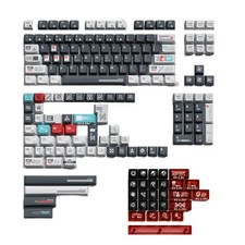 183 Keys Keycaps Set with Moon Program for Home Office and Gaming Heat picture