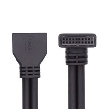 Cablecy USB 3.0 19Pin Male to Female Extension Cable for Motherboard Mainboard picture
