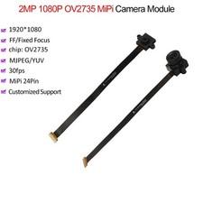 OV2735 2MP 1080P MiPi Camera Module 30fps FF Fixed Focus 65° 86° MJPEG, YUV FPC picture