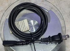 18AWG 2-Prong to Square/Round Connector AC Universal Replacement Power Cable 6ft picture
