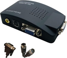 RCA to VGA Adapter, Composite AV S-Video RCA Input to VGA Female Output Conver.. picture