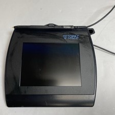 Topaz T-LBK766SE-BHSB-R SignatureGem LCD 4x3 Electronic Signature Pad - TESTED picture