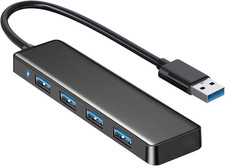 USB 3.0 Hub, VIENON 4-Port USB Hub USB Splitter USB Expander for Laptop, Xbox, F picture