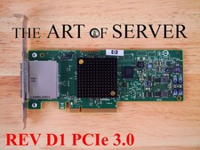 HP H221 REV D1 (=LSI 9207-8e) SAS HBA 6Gbps PCIe 3.0 HBA P20 IT Mode ZFS TrueNAS picture